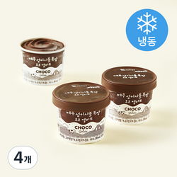 [로켓프레시] 미스터밀크 제주성이시돌목장 초코 젤라또 (냉동), 100ml, 3개입, 4개