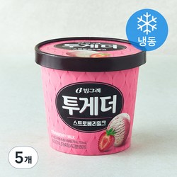 빙그레 투게더 스트로베리밀크 아이스밀크 (냉동)