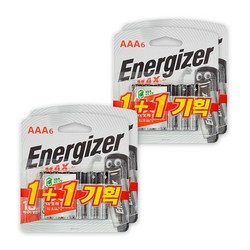 에너자이저 맥스 AAA건전지 6개입+6개입 x 2세트, 2세트, 12개입