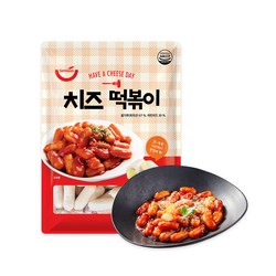 치즈떡볶이떡 (소스미포함), 2개, 1kg