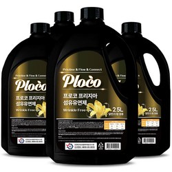 프로코 실내건조 프리지아 섬유유연제, 4개, 2.5L