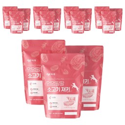 멍멍팔팔 져키, 소고기맛, 200g, 15개 · 15개 · 200g