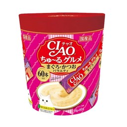 챠오츄르 고양이 구루메 버라이어티 간식 60p