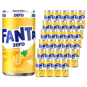 환타 제로 파인애플 탄산음료