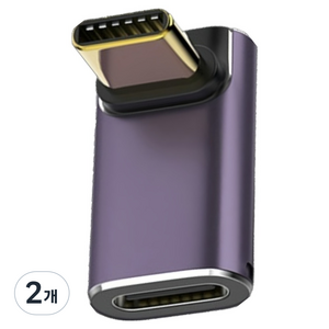 수피 USB4 썬더볼트 C to C타입 40Gbps L자형