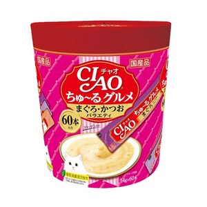 챠오츄르 고양이 구루메 버라이어티 간식 60p