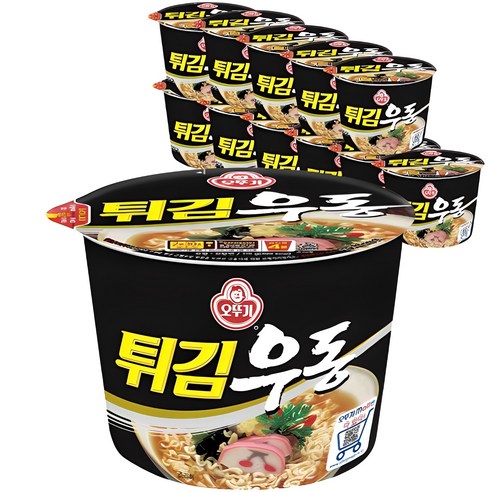 튀김우동 용기 110g, 12개