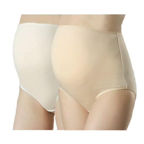 프레벨라 임산부 면산전팬티 2p, 스킨 + 크림