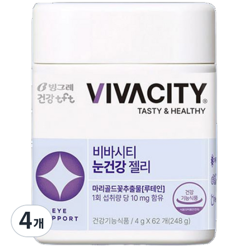TFT 비바시티 구미젤리 루테인 베리믹스맛 4g