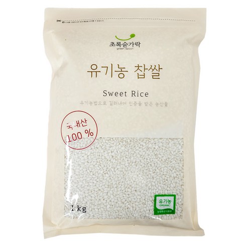 초록숟가락 유기농 찹쌀