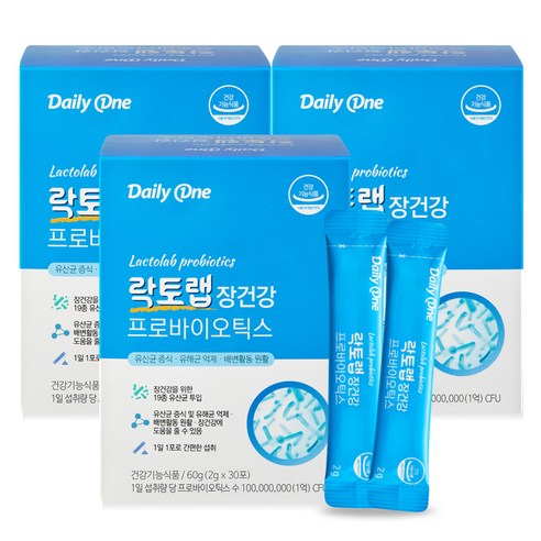 데일리원 락토랩 장건강 프로바이오틱스 30p