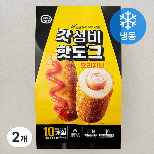 [로켓프레시] 쉐프스토리 갓성비 핫도그 (냉동)