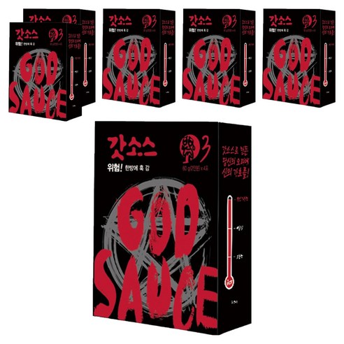 갓소스 만능양념소스 3단계 시그니처 매운맛, 60g, 24개