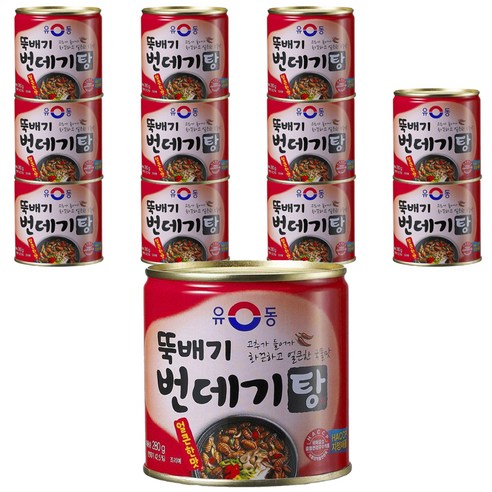 유동 뚝배기 번데기탕 얼큰한맛 통조림