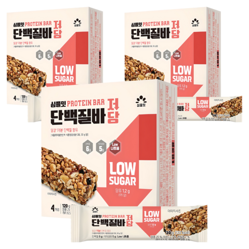 심플잇 단백질바 저당 4p