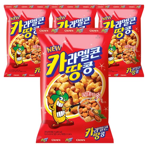 크라운 카라멜콘 땅콩