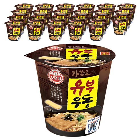 오뚜기 가쓰오 유부우동 컵