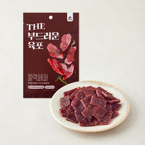 [로켓프레시] 육포공방 THE 부드러운 육포 블랙페퍼
