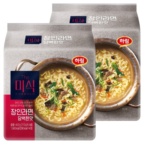 더미식 장인라면 담백한맛 113g
