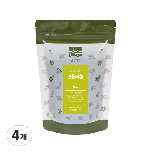 신선약초 민들레환, 4개, 300g