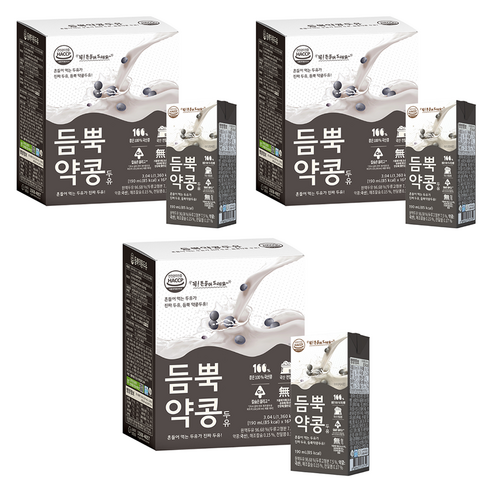 유기농마루 듬뿍약콩 두유
