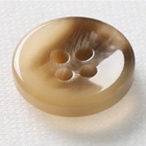 HR빅버튼 플러스접시 단추 18mm, 베이지, 8개입