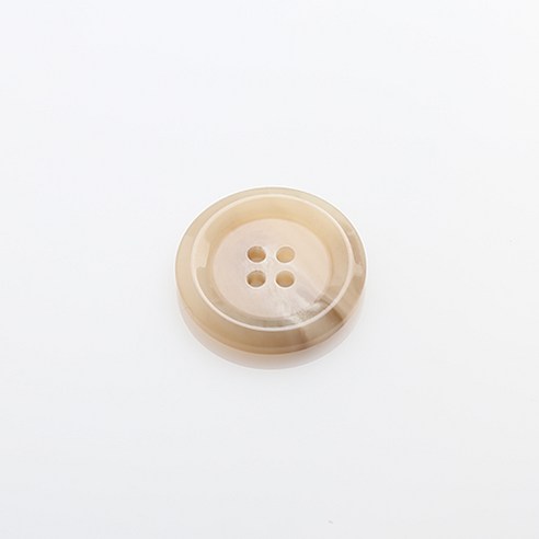 HR빅버튼 티유 단추 28mm, 코코아베이지, 8개입