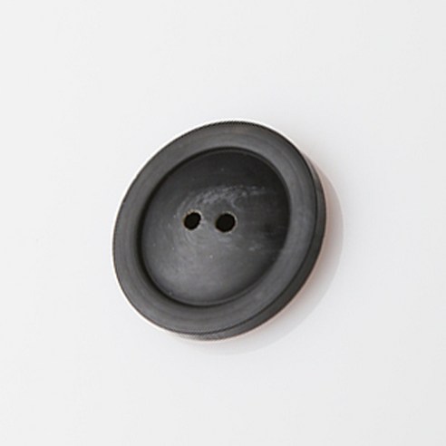 HR빅버튼 보티첼리 무광 단추 25mm, 블랙, 4개입