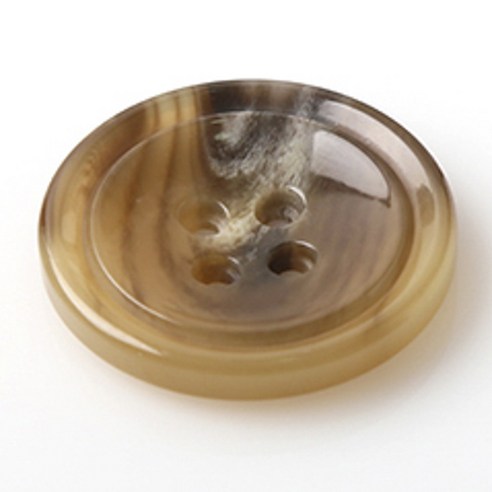 HR빅버튼 쿠바 단추 28mm, 다크베이지, 8개입