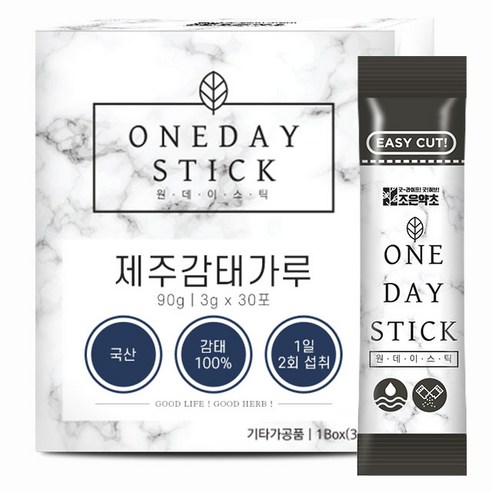 조은약초 원데이스틱 제주 감태가루 분말 스틱 30p, 1개, 90g