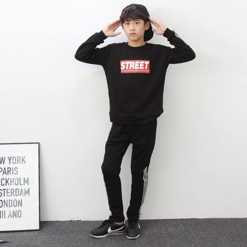 아동용 스트릿투웨이 상하의 세트