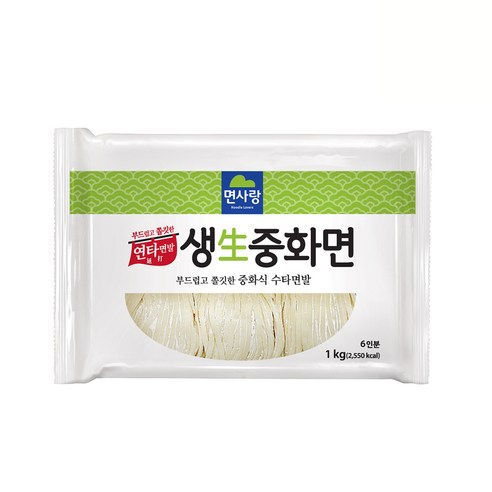 면사랑 생 중화면 1kg, 1kg, 1개