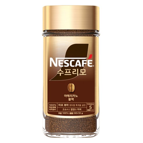 네스카페수프리모 아메리카노 블랙 원두커피믹스