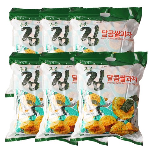 구운김 달콤 쌀과자, 6개, 900g