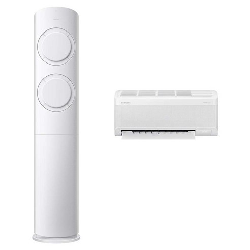 삼성전자 56.9㎡(17.2평) + 18.7㎡(5.7평) AI Q9000 홈멀티형 에어컨 AF60F17D11WRZ + 리모컨 세트 방문설치