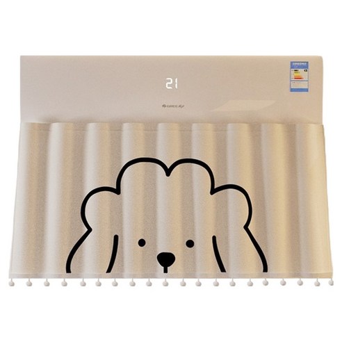 픽딜 귀여운 에어컨 바람막이 커튼 120 x 50 cm