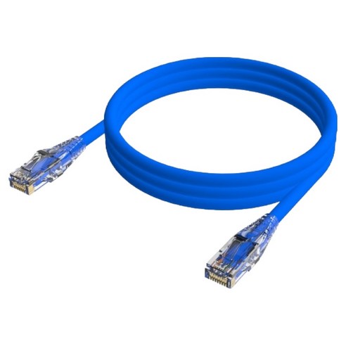 엠비에프 팬듀이트 CAT6 기가 랜케이블, 블루, 1개, 10m