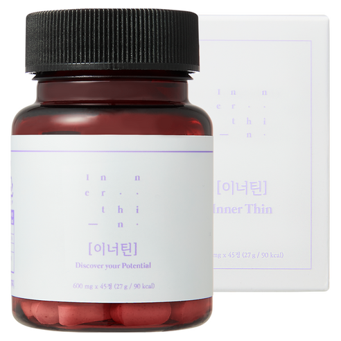 브이인유 이너틴 가볍고 상쾌한 아침을 위한 브로멜라인 파인애플 호박 소화 효소 27g, 45정, 1개