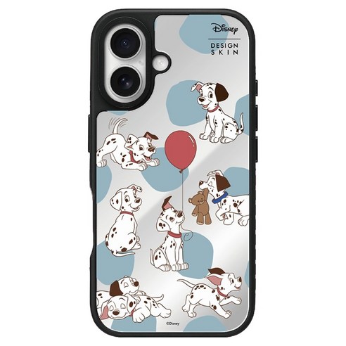DESIGNSKIN 디즈니 캣츠앤독스 미러 맥세이프 그래픽 휴대폰 케이스