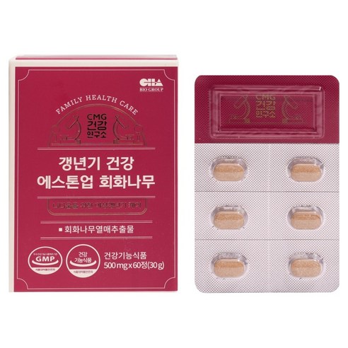 씨엠지건강연구소 갱년기 건강 에스톤업 회화나무 30g, 1개, 60정