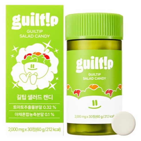 길팁 토마토 분말 츄어블 샐러드 캔디 60g, 2000g, 1개