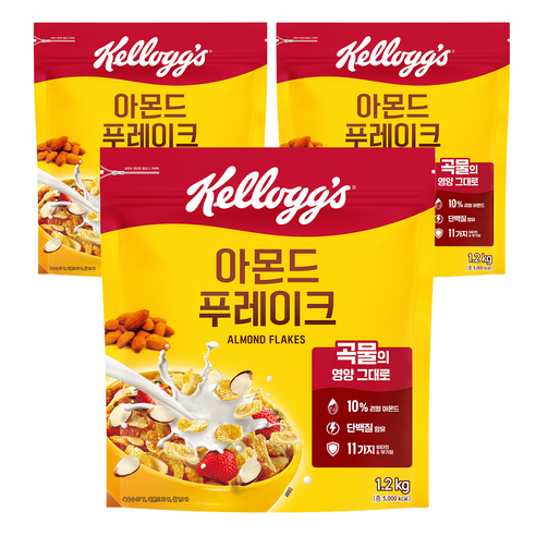 켈로그 아몬드 푸레이크 시리얼