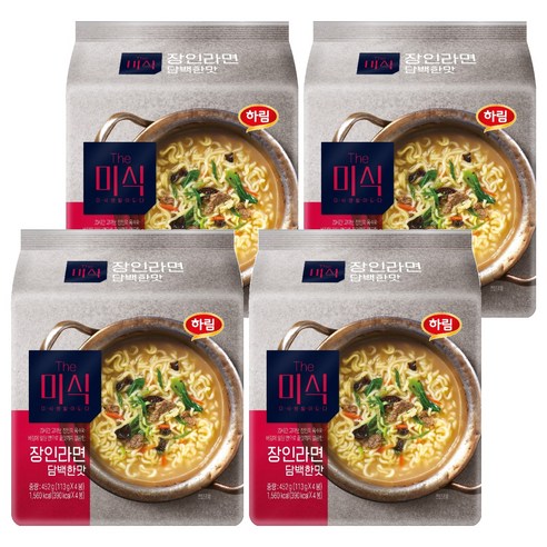 더미식 장인라면 담백한맛 113g
