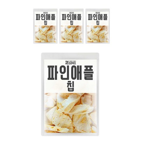 조은약초 동결건조 파인애플 칩, 150g, 4개