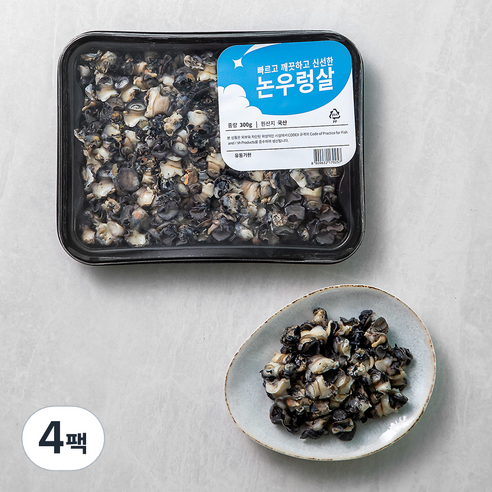 논우렁살 (냉장), 300g, 4개