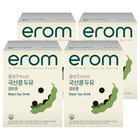 이롬 황성주 검은콩 두유