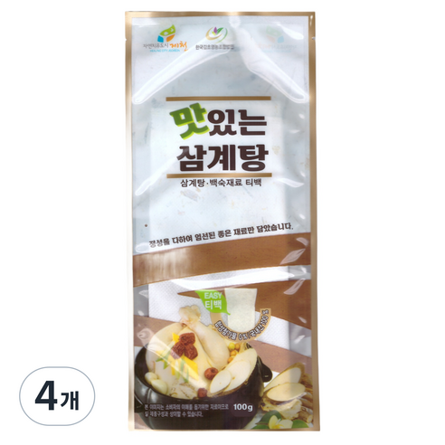 한국감초영농조합법인 맛있는 삼계탕 한방백숙 티백