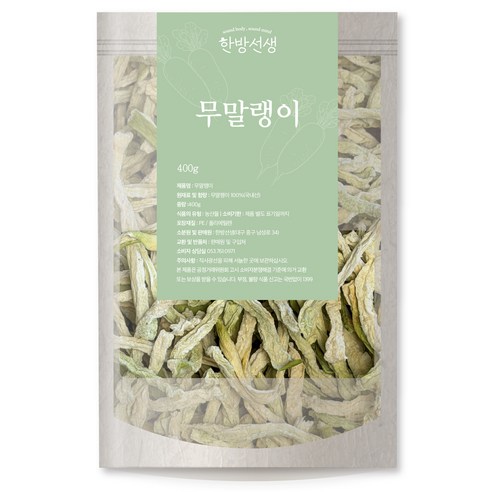 한방선생 국산 건 무말랭이, 1개, 400g