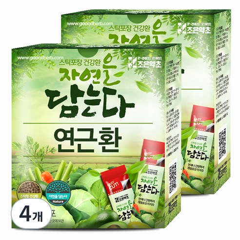 굿허브 조은약초 자연을 담는다 스틱형 연근환, 4개, 90g