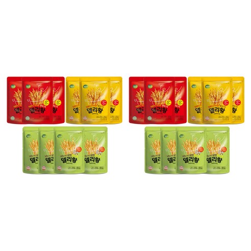 바다소리 델리황 오리지널 15g x 4p + 매운맛 20g x 3p + 버터맛 20g x 3p, 2세트